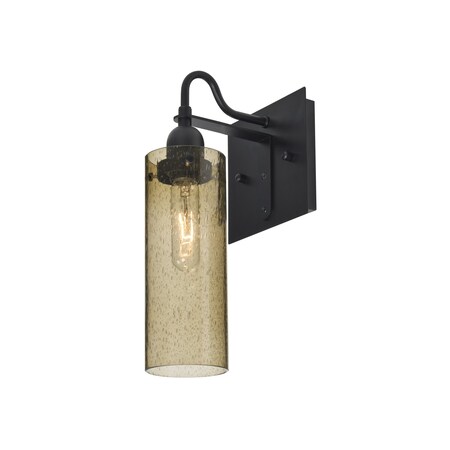 Besa Lighting Juni 10 Wall, Latte Bubble, Black, 1x60W Incandescent 1WG-JUNI10LT-BK